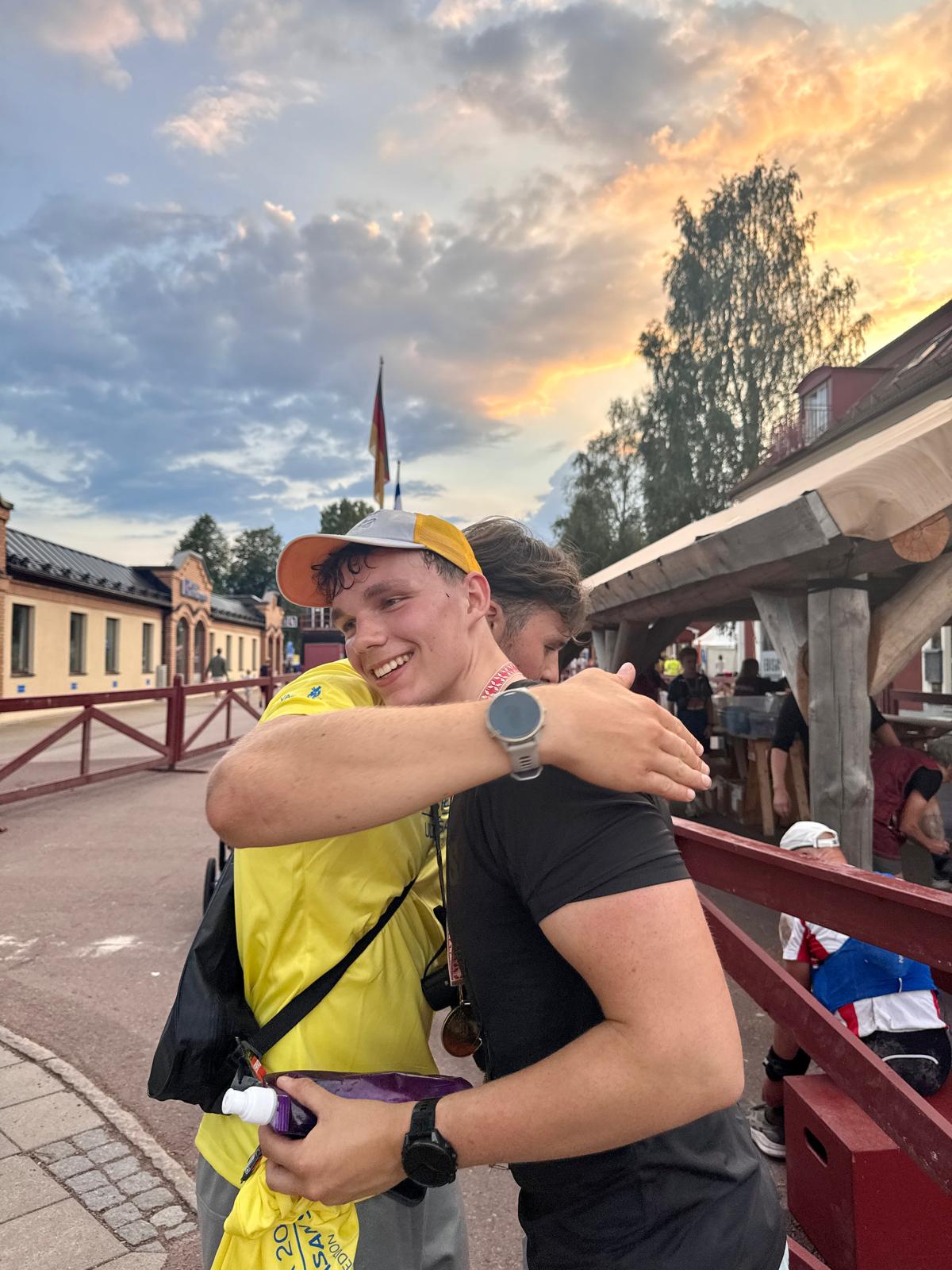 Jovan und Julius nach dem Ultravasan